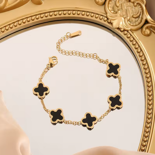 Trinity Collection - 3 Pulsera Chapada En Oro
