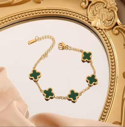 Trinity Collection - 3 Pulsera Chapada En Oro