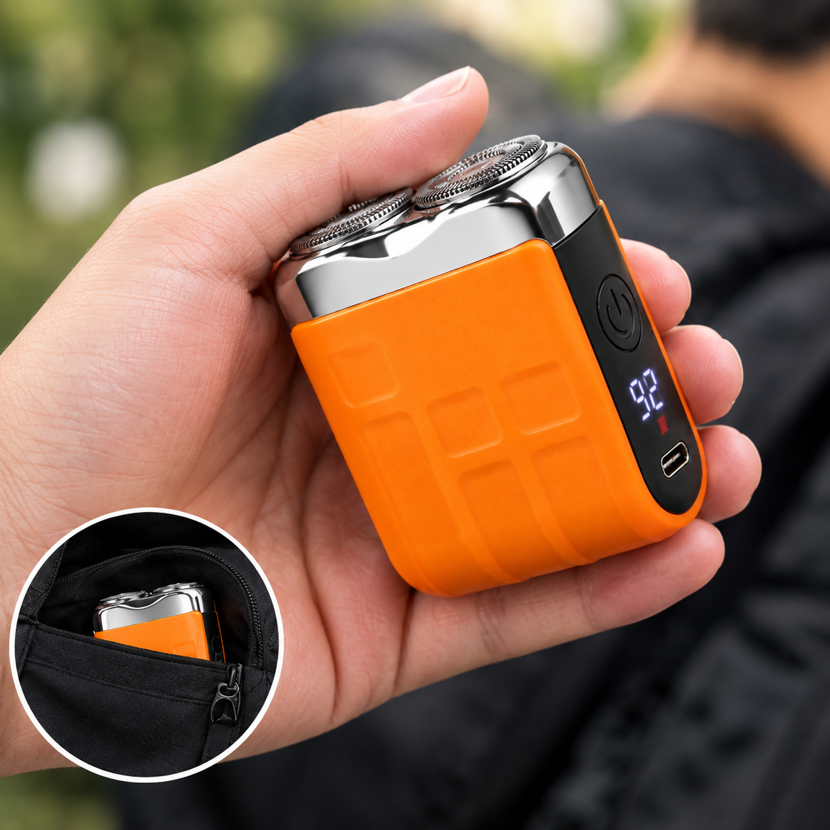 🪒 VeloShave™ – Afeitadora Eléctrica Portátil 2 en 1
