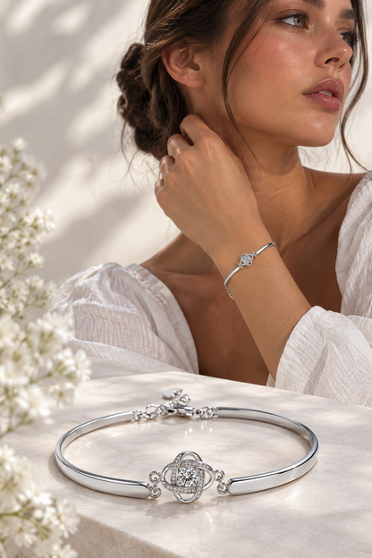 Zenvora Elegance Set ✨- Pulsera de plata