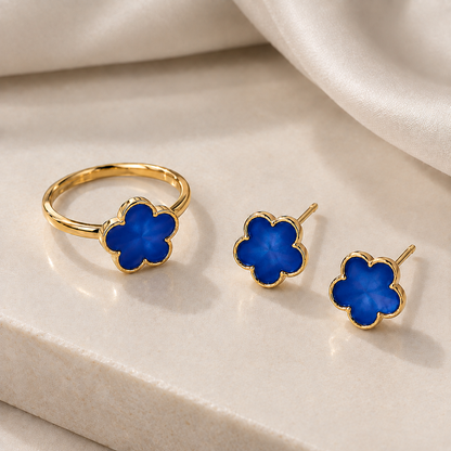 Zenvora Aura Set — Pack de pendientes + anillo⭐